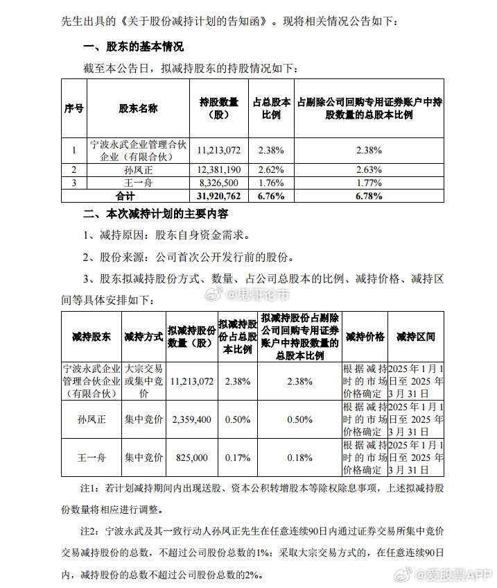 法本信息：股东拟合计减持不超3%公司股份|界面新闻 · 快讯