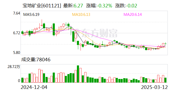 宝地矿业：公司暂未获知新矿集团或金源矿冶资产注入及整体上市的计划